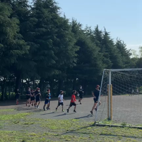 練習前ジョグ③の画像