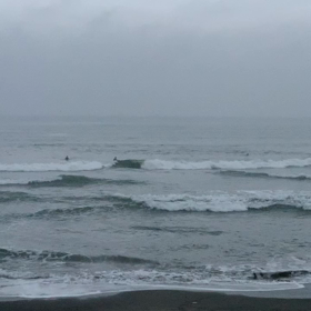 11月3日千葉北、東浪見の朝の波の画像