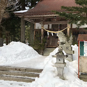 岩手山神社までの画像