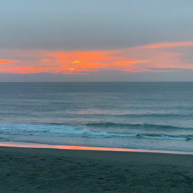 7月19日千葉北、東浪見の朝 の波の画像
