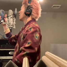 新曲レコーディング☆の画像