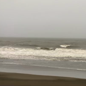 9月18日千葉北、東浪見の朝の波の画像