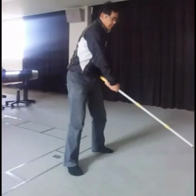 脱力スイング一歩前進の画像