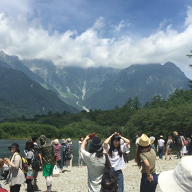 バスツアー、上高地、動画集。(^O^)／‼️の画像