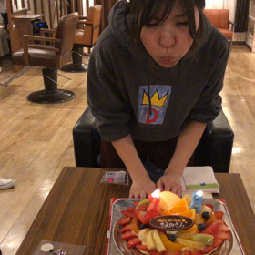 ちえみバースデーの画像