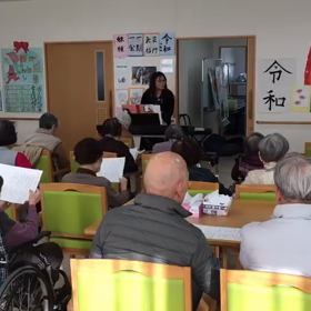 愛唱歌を歌うの画像