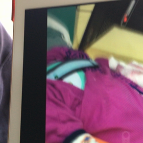 視線入力装置の動画の画像