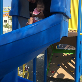 すべり台の画像