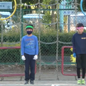 Aグループ(50m走)ゴール付近⑧の画像