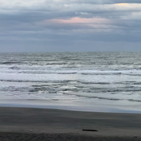 11月5日千葉北、東浪見の朝の波の画像