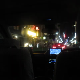 タクシー帰りの画像