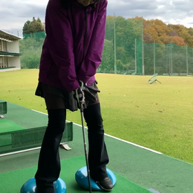 hanさんとバランスディスク！の画像