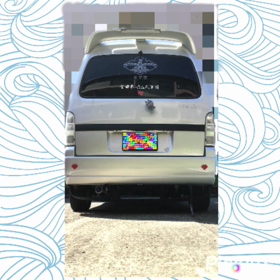 リアの電飾とバックブザーの画像