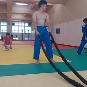 乱取り後のウェイトトレーニングの画像