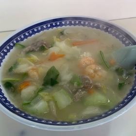 自慢できる町中華　あんかけちゃんぽん（鶏がら塩味）580円の画像