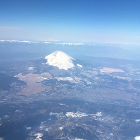 富士山動画@ANA羽田～伊丹の画像