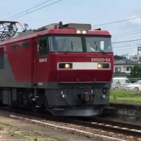 特大貨物、発車。(2017.07.02撮影)の画像