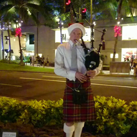 クリスマスミュージック☆バグパイプの画像