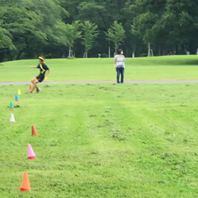 10色リレー 黄緑チーム側③の画像