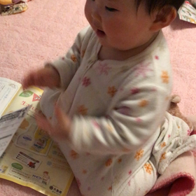 おてて、ぱちぱちの画像