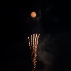 冬の花火の画像