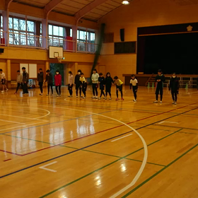 フットワーク練習(高学年)の画像