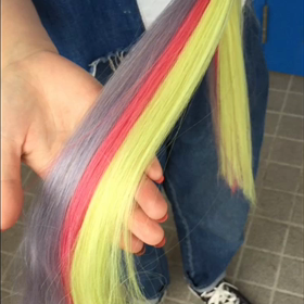 エクステのSUMMERカラー♡の画像