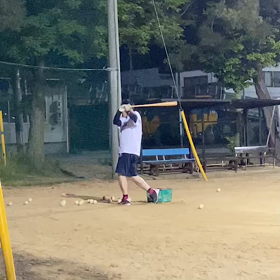 ナイター練習！の画像