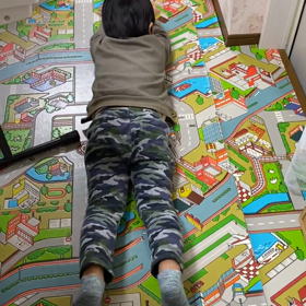 身体を使ってクジラを表現の画像