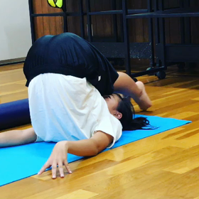 体の柔軟性の画像