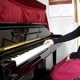 ピアノの練習の画像