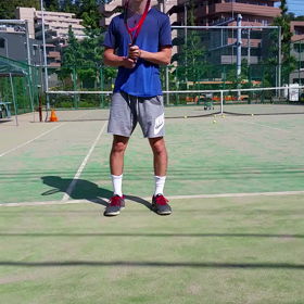 ダブルバックハンドのコツの画像