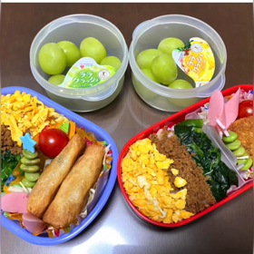 お弁当に添えたゼリーのことの画像