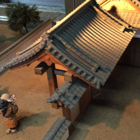 高知城のジオラマの画像