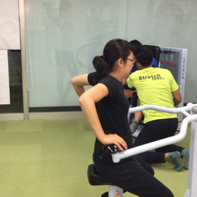 ストレッチ専門店へ クラブの人達と(^^)の画像