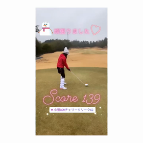 ゴルフ行ってきました♡の画像