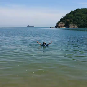 久しぶりの海水浴♥️の画像