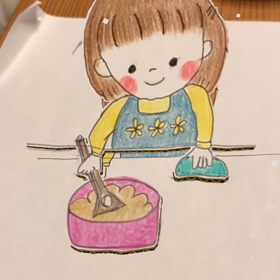 驚き！！　私のイラストが動いた。の画像