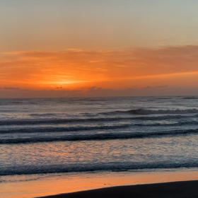 11月10日千葉北、東浪見の朝の波の画像