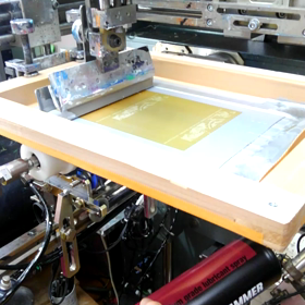 新年度、初めてのブログ｡お客様のスズキ機工さんの『ベルハンマー』のサ-モボトルの印刷第２の画像