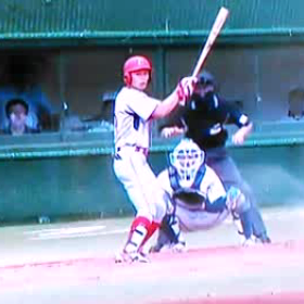 TETSUのホームランシーンの画像