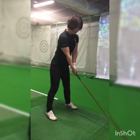 コースで緊張するのを防いで、力も抜けて構えもよくなるのはこれをしたらいいのね。の件。の画像