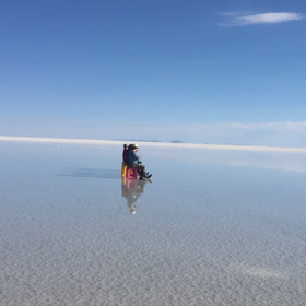 ウユニ塩湖の動画♪♪の画像