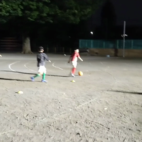 キックフェイントの画像