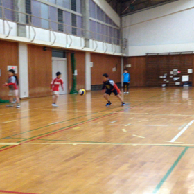 秋合宿 体育館ドッジボール2の画像
