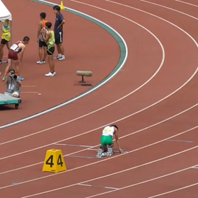 全国大会男女混合リレー予選の画像