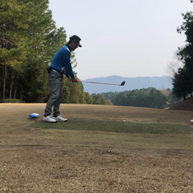 スコアも出ないけどスイングもひどいの画像