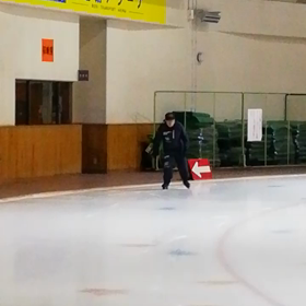 10月31日アイススケートの映像の画像