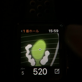 ゴルフ用GPS（専用機とAppleWatch)の画像