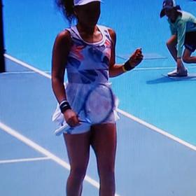 大坂なおみ全豪の2回戦…♡♪の画像